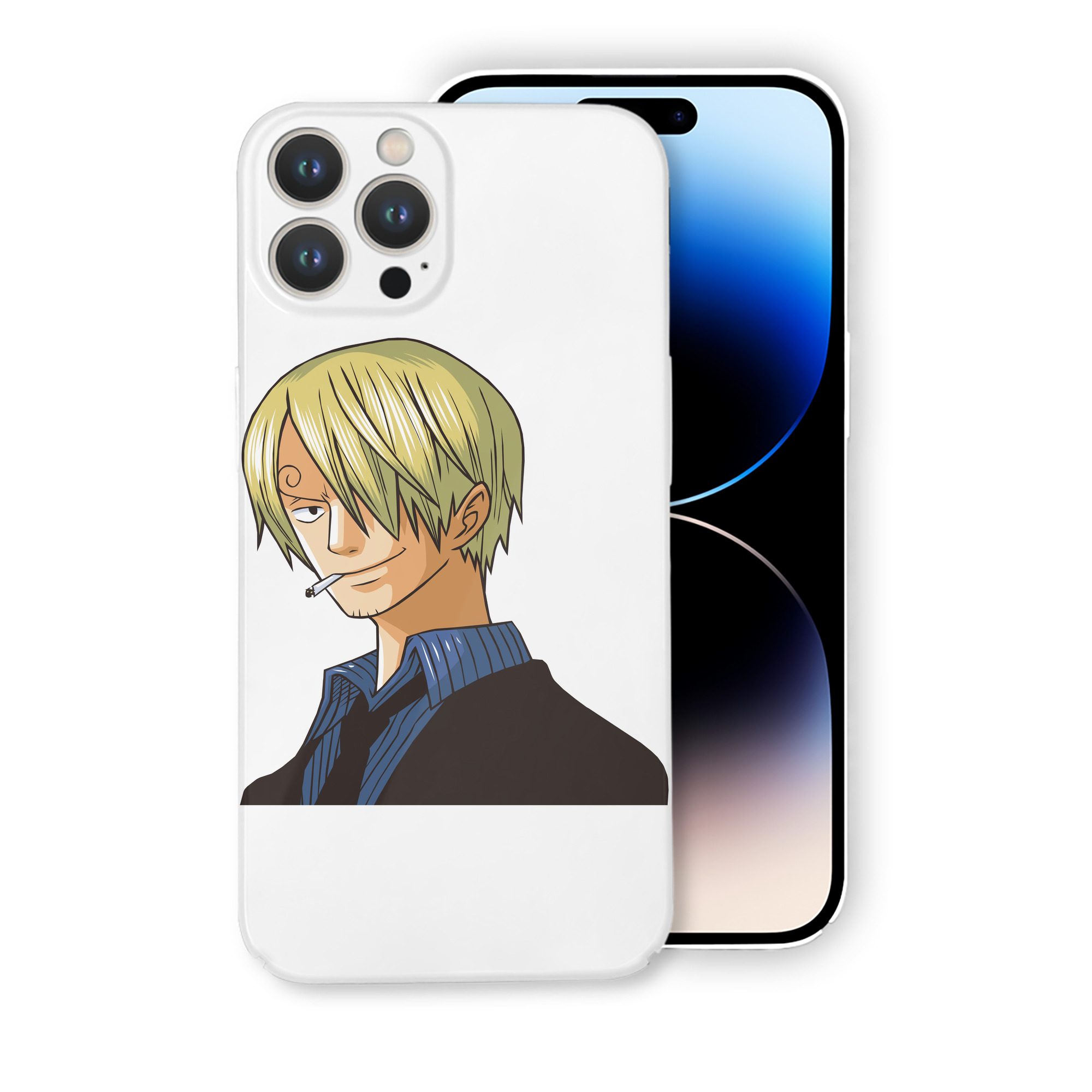 （画像用） ワンピース サンジ ONE PIECE Sanji 【iPhone 14シリーズ対応】ハードケース